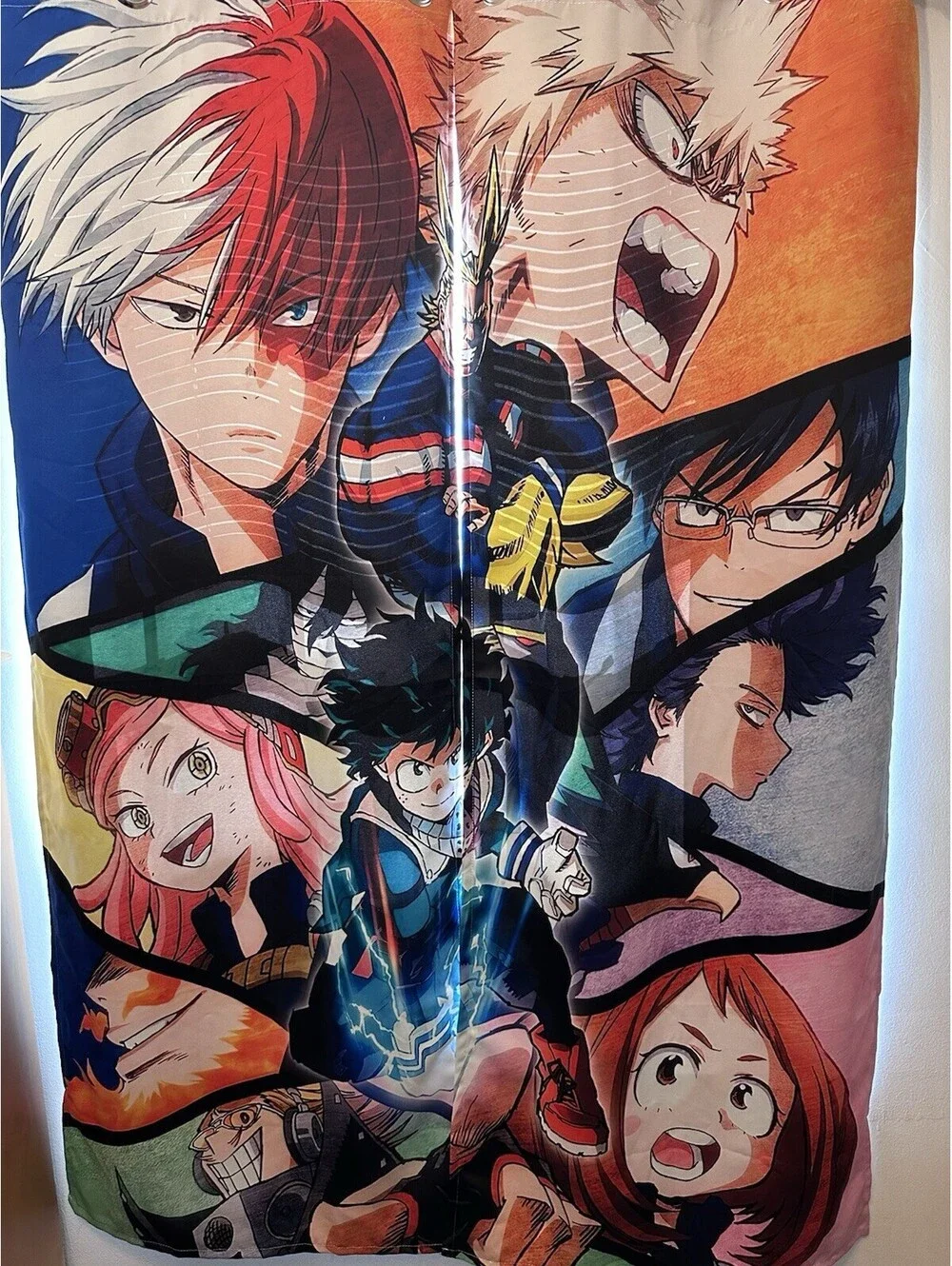 NWOT Anime My Hero Room Darkening Curtains Panels Grommets
